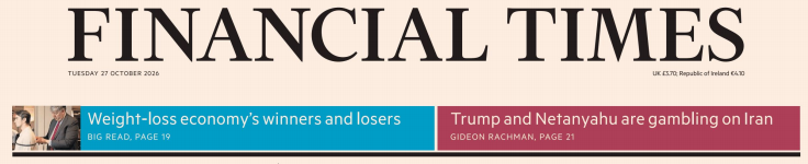 Financial Times 金融时报 20261027